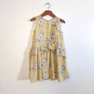 Girl size 6/7 sunflower dress from Korea Good used